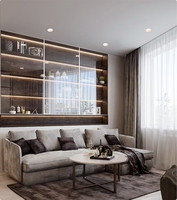 Cadre de downlight LED encastré en aluminium au design moderne, installation facile et garantie de 3 ans