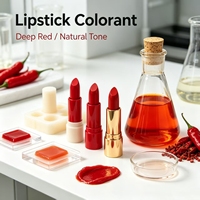 Pigment Liquide Rouge Paprika à Haute Dispersibilité, Extrait Herbal de Capsaïcine pour Gloss et Rouge à Lèvres, Matière Première Naturelle Cosmétique