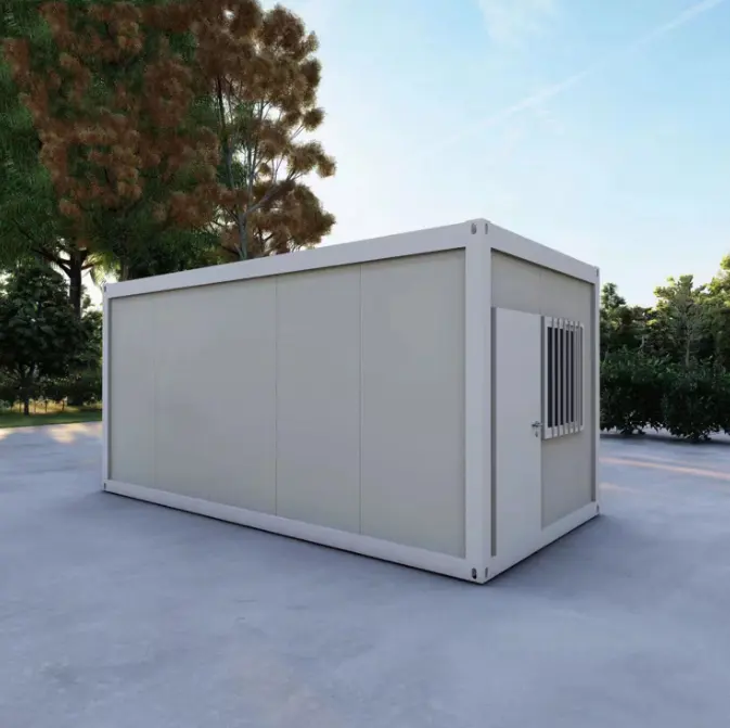 Casa contenedor modular personalizada de 20 pies y 40 pies, Casa Jardín de oficina familiar, casa prefabricada