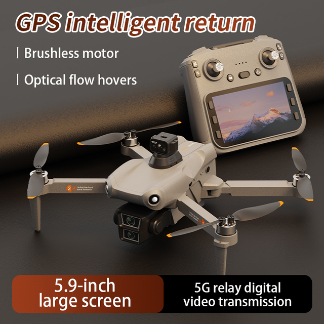 2025 New Professional Drone L300 PRO GPS 4K HD Camera Obstacle Avoidance Wide Angle Foldable RC Helicopter WIFI FPV Helicopter