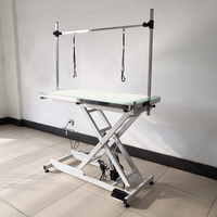 Table de toilettage pour chien de compagnie réglable en hauteur multifonctionnelle à opération simple nouvellement développée électrique