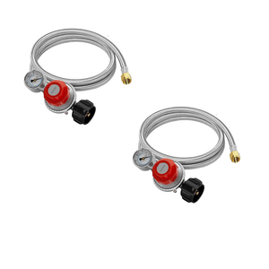 Régulateur de propane à pression réglable tuyau BBQ régulateur de réservoir de propane pour le chauffage domestique - Product Image 2