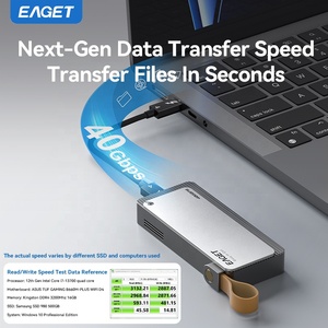 Boîtier <span class=keywords><strong>externe</strong></span> EAGET TSE4500 40 Gbps pour SSD M.2 NVMe 2280 PCIe, compatible USB4.0 et <span class=keywords><strong>Thunderbolt</strong></span> 3/4 - Product Image 6