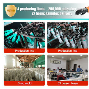 Guantes Industriales de Látex Sin Forro de 33 cm, Venta Directa de Fábrica, Impermeables, para Limpieza, Trabajo, Protección - Product Image 6