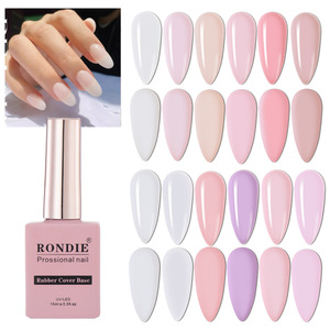 <span class=keywords><strong>Gel</strong></span> Base Líquido para Uñas Francesas de Diseño en 12 Colores, 15ml, Base de Goma Nude de Larga Duración con Lámpara LED para Uso en Salón - Product Image 1