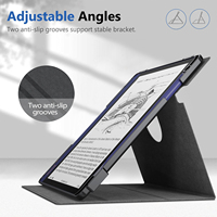 NET-CASE étui pour BOOX Note Air 2 / Air 2 Plus 10.3 pouces 360 degrés rotatif couverture papier numérique avec porte-crayon