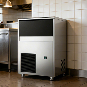 Machine à glace gourmet autonome de type plancher en acier inoxydable 304, similaire à la marque italienne Embraco Compressor, pour <span class=keywords><strong>restaurant</strong></span> et bar - Product Image 2