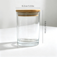 Porte-bougie en verre teinté personnalisé LKA07M 2027, fabriqué en usine, couleur rose/menthe, finition givrée, décoration pour la maison pour la Saint-Valentin, 29