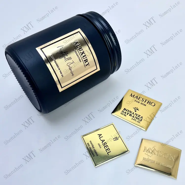 Individuelle Visitenkarte Luxus Goldgeprägtes Geschäft Danke Karte bedruckbar danke für Ihren Aufkleber Metalletikett