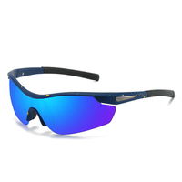 Lunettes de sport polarisées de haute qualité pour le cyclisme, protection UV400, sangle réglable, semi-cerclées, étui inclus, pour hommes et femmes