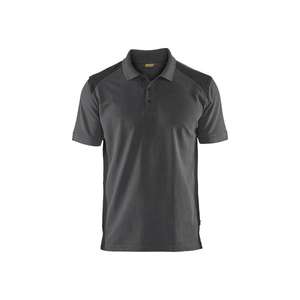 BLAKLADER-Polo 332410509699XXXL Gris medio/Negro-EAN 7330509696415 CAMISETAS Y POLOS DE TRABAJO - Product Image 1