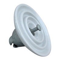Isolateur de suspension en céramique 70kN, isolateur en porcelaine 52-3