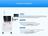 Machine de distribution de pâte à souder motorisée à grande vitesse avec vision CCD pour pièces automobiles 2 kW 220V