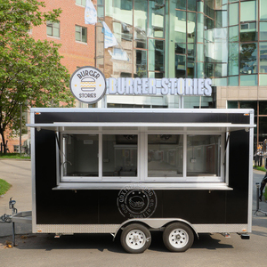 Xe tải thực phẩm di động 220V đầy đủ tiện nghi với kem, pizza, cà phê, xúc xích, xe đẩy bán hàng lưu động - Product Image 6