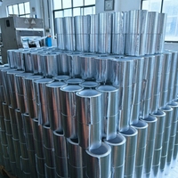 Ruban adhésif en aluminium argenté pour réparation de tuyaux, isolation thermique