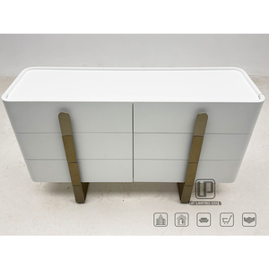 Vente directe d'usine, armoire rectangulaire de qualité supérieure, armoire de rangement en bois blanc vintage pour salon, armoire de rangement en bois - Product Image 5