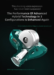 Auriculares KZ <span class=keywords><strong>ZST</strong></span> X con Cable Plateado con Cancelación de Ruido, Tecnología Híbrida, Auriculares Intrauditivos para Esports y Juegos - Product Image 2