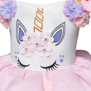 2025 Halloween bambini fiore ragazze <span class=keywords><strong>unicorno</strong></span> Costume spettacolo principessa <span class=keywords><strong>vestito</strong></span> da bambina <span class=keywords><strong>vestito</strong></span> da 8 anni con <span class=keywords><strong>unicorno</strong></span> cerchietto - Product Image 6