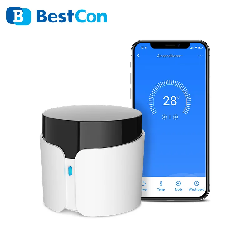 Telecomando universale Broadlink Bestcon RM4C Pro RF + IR Wifi per Tv, aria condizionata, ventilatore, Alexa,Google Home