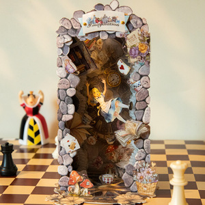 Paquete <span class=keywords><strong>de</strong></span> 50 hojas <span class=keywords><strong>de</strong></span> la serie Alicia en <span class=keywords><strong>el</strong></span> País <span class=keywords><strong>de</strong></span> <span class=keywords><strong>las</strong></span> Maravillas, <span class=keywords><strong>libro</strong></span> <span class=keywords><strong>de</strong></span> pegatinas PET troqueladas con temática <span class=keywords><strong>de</strong></span> cuento <span class=keywords><strong>de</strong></span> hadas, gran capacidad. - Product Image 4