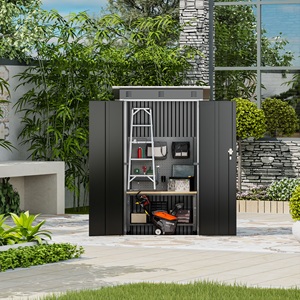 Vente en gros <span class=keywords><strong>de</strong></span> cabanes <span class=keywords><strong>de</strong></span> rangement en acier galvanisé pour l'extérieur, <span class=keywords><strong>6x3</strong></span>, en métal, pour outils, maison, <span class=keywords><strong>jardin</strong></span> - Product Image 5