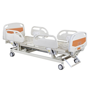 Venta caliente BOXIN Tres funciones Médico Paciente Cama de hospital Manual Tres manivela Barandillas de aleación de aluminio 250kg - Product Image 2
