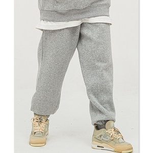 High Quality 345gsm Sport Sweatpants Breathable Loose Men <strong>Brown</strong> Sweatpants Puff Print Sweatpants <strong>Joggers</strong> - Product Image 6
