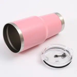 Xu Hướng Mới Cốc Trà Tùy Chỉnh Tumbler Thép Không Gỉ 30Oz Đôi Tường Đầy Màu Sắc Cà Phê Tumbler Với Nắp