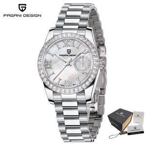 Top Brand PAGANI DESIGN PD-1776 Women <b>Diamond</b> 32mm Quartz <b>Watch</b> Sapphire Glass Stainless Steel for Fashion Simple Ladies <b>Watch</b> - Product Image 1