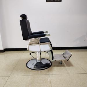 Fauteuil de Barbier Professionnel Vintage Entièrement Noir pour Hommes – Vente en Gros à Prix Abordable – Chaise de Salon de Coiffure - Product Image 4