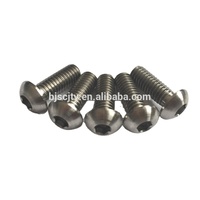 Usine BJCJTi Fourniture GR5 M2 M3 Vis à tête bouton hexagonale en titane avec système impérial et métrique pour l'industrie