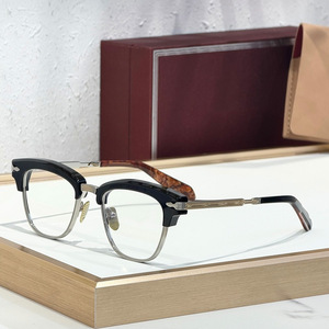 แว่นตาทรงกลม <span class=keywords><strong>SARTRE</strong></span> กรอบไทเทเนียม เลนส์เรซิน ป้องกันแสงสีฟ้า โพลาไรซ์ แฟชั่นลำลองสำหรับทุกเพศ - Product Image 2