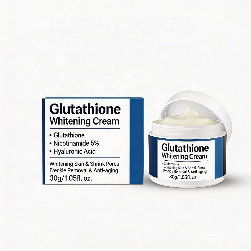 Private Label OEM Whitening Skin Care Set Glutathione Alpha-Arbutin Niacinamide Face Cream Hydrating Vegan Facial Cream