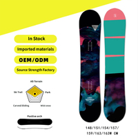 Planche de ski tout-terrain pour homme, légère, écologique, surdimensionnée, avec pointe bidirectionnelle, importée d'Europe