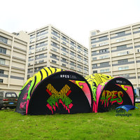 Tentes gonflables pour événements en plein air, tentes gonflables en forme d'araignée, dôme hermétique, auvent pour les événements de rallye automobile