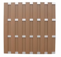 Panel de Cercado Compuesto de WPC de Fácil Instalación para Jardín Privado