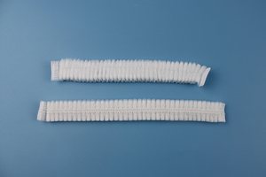 Tùy Chỉnh 18 19 21 Inch Trắng <span class=keywords><strong>PP</strong></span> Dùng Một Lần <span class=keywords><strong>Cap</strong></span> 10G <span class=keywords><strong>Bouffant</strong></span> <span class=keywords><strong>Cap</strong></span> Y Tế <span class=keywords><strong>Cap</strong></span> Tóc Lưới Không Dệt - Product Image 3