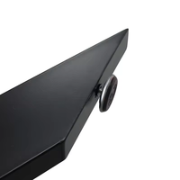 Pieds de meubles durables commerciaux revêtement en fer noir base robuste en forme d'araignée pour table à manger à la maison