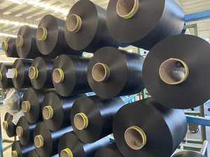 150 denier fio de tricô de poliéster, dty 75d 150d 300d semi maçante com sozinho sim ele intermingle - Product Image 3