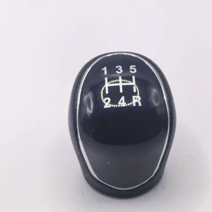 Car Gear <b>Knob</b> Manual Black 6-Speed Leather <b>Shift</b> Lever For Hyundai IX35 - Product Image 3