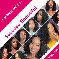 FH porter et aller perruques sans colle cheveux humains 5x5 perruque sans colle pré-coupé dentelle pré-pluck frontal body wave perruque de cheveux