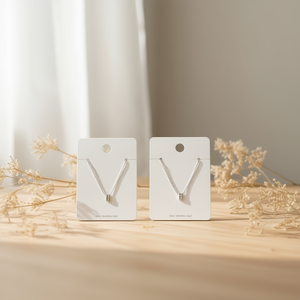 Cavigliera Angelina con lettera H in acciaio inossidabile, design minimalista per donna, gioiello alla moda, idea regalo - Product Image 3