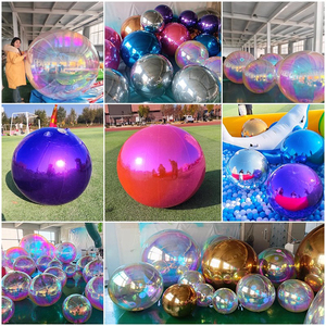Bola de espejo de Navidad Fiesta de vacaciones Evento Decoración Bola de espejo inflable Bolas de espejo inflables de Navidad - Product Image 6