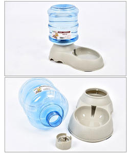 2022 친환경 플라스틱 중력식 고양이 자동 급수기 강아지 사료 급여기 - Product Image 3