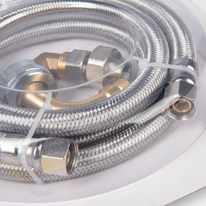 Hogedruk Zilveren Explosieveilige Buizen Roestvrijstalen Gevlochten Flexibele Slang Voor Afwasmachine - Product Image 3