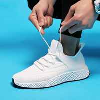 Chaussures de sport respirantes pour hommes, baskets de course pour garçons et étudiants, chaussures de sport à rythme lent pour hommes, respirabilité