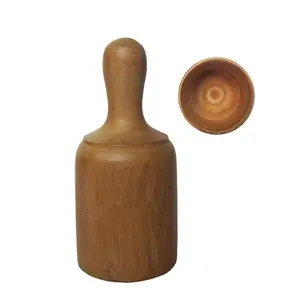 Thérapie par ventouses en bois naturel de haute qualité Gua Sha Cup Santé en bois