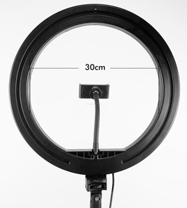 Amazon Top ranking Led ring light 12inch photographic lighting for live streaming/blogger/vlogger/ins/twitter/facebook live vide - Product Image 6