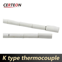 Capteur thermocouple type K à gaine céramique 0 à 1300°C pour four de laboratoire et automatisation