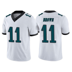 Maillot de football 26 Saquon Barkley Jason Kelce 1 Jalen Hurts Marron Vert Kelly 6 DeVonta Smith Brian Dawkins Haason Reddick - Product Image 5